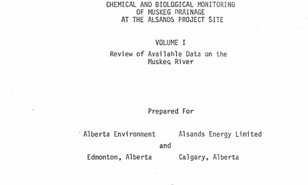 Report cover page