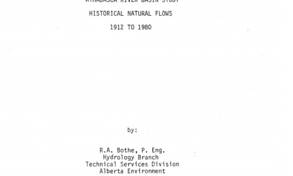 Report cover page
