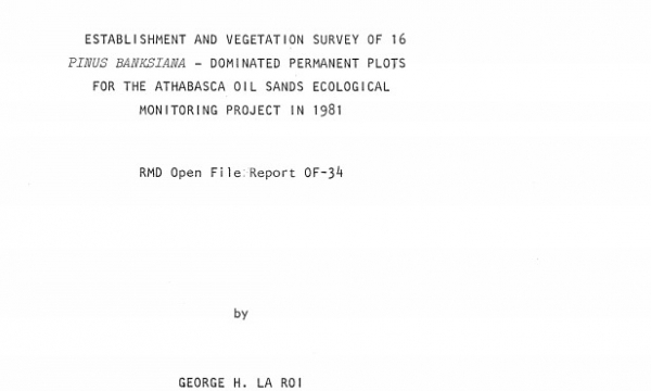 Report cover page
