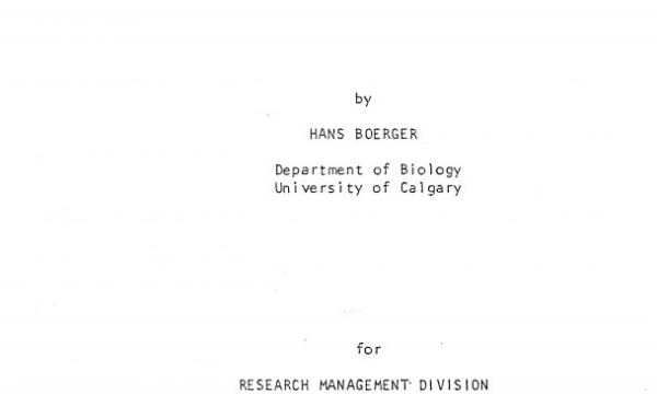Report cover page