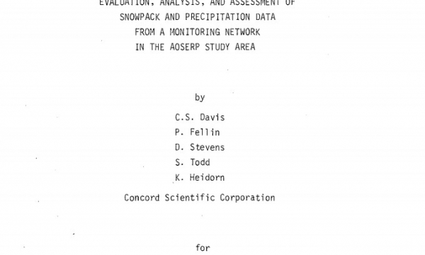 Report cover page