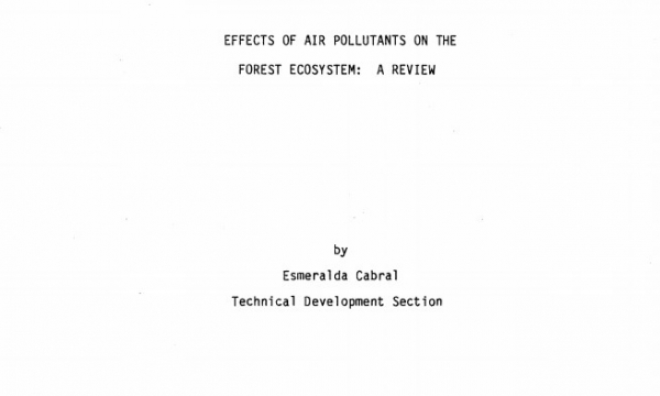 Report cover page