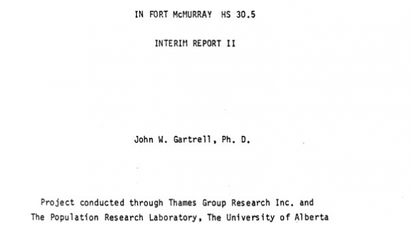 Report cover page
