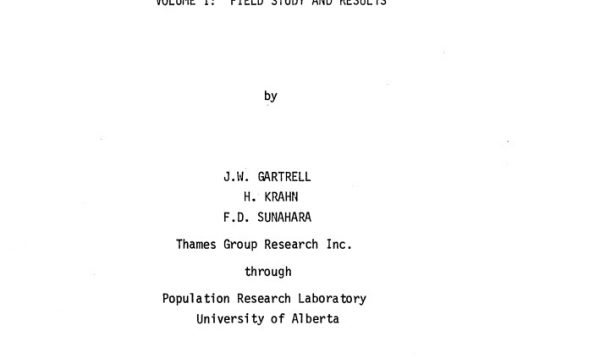 Report cover page