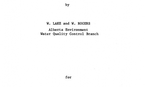 Report cover page