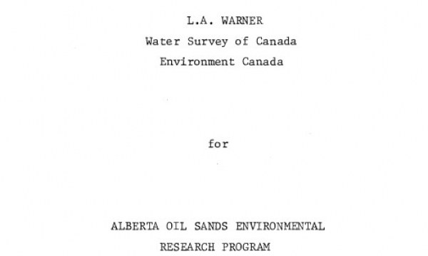 Report cover page