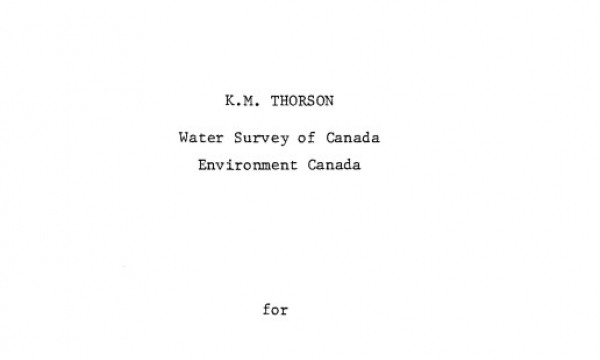 Report cover page