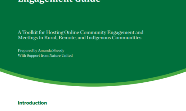 Cover of the  Virtual Community Engagement Guide by Amanda Sheedy