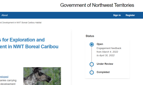 Image from Gov NWT webpage-guidelines for exploration and development