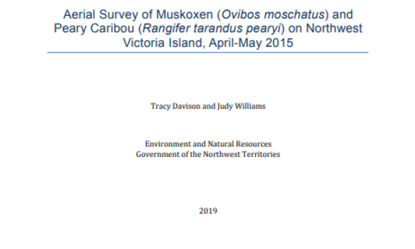 Cover page of report