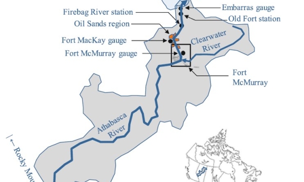 Athabasca River study sites