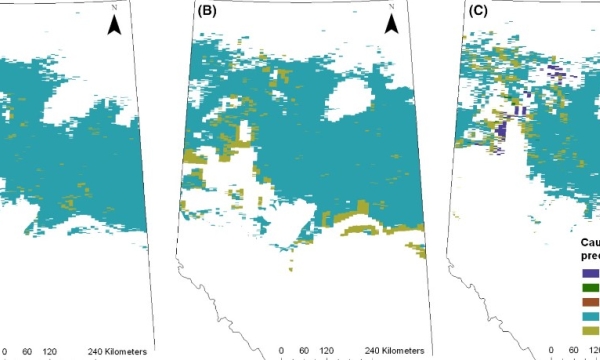 Drivers of white-tailed deer range change