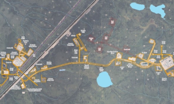 In-situ project footprint
