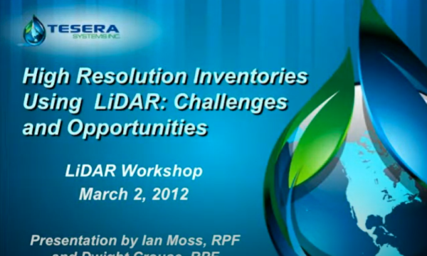 Moss Crouse Inventories LiDAR