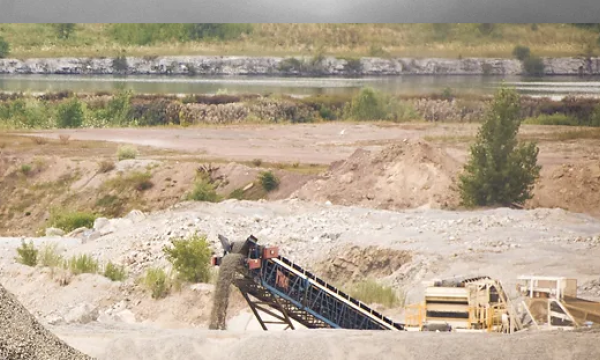 Burlington Pit with trout pond