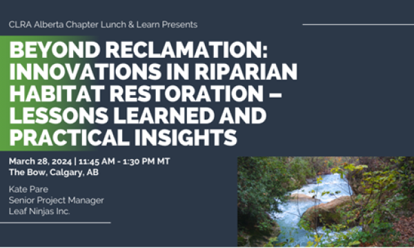 CLRA Pare Riparian Habitat Restoration Seminar