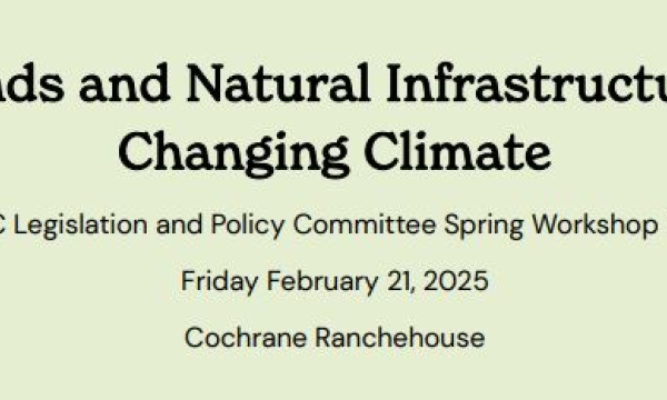 Wetlands and Natural Infrastructure in a Changing Climate Banner