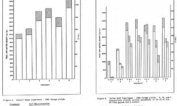 Battle River plot forage yields