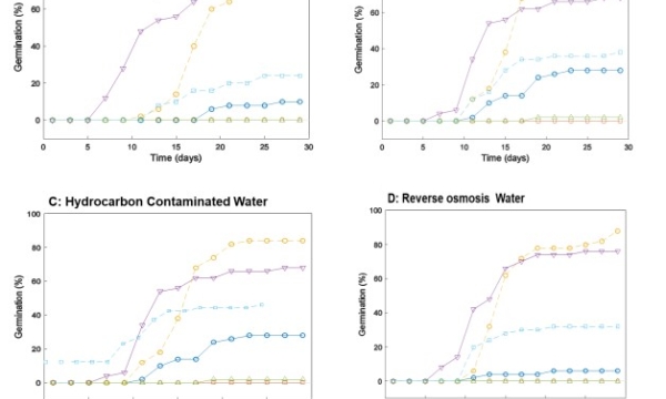 Wetland species germination patterns in various media