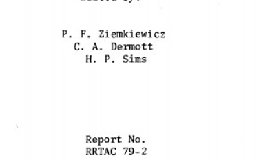 Report cover page