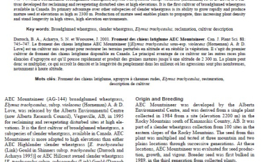 Journal article first page