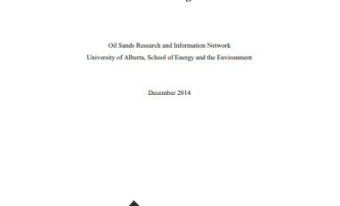 Report cover page