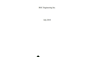 Report cover page