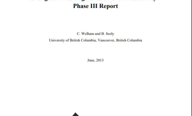 Report cover page