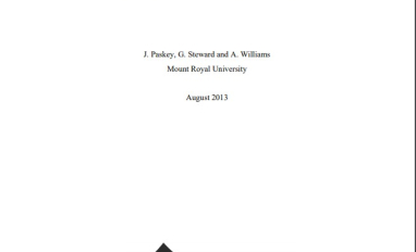 Report cover page