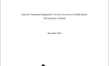 Report cover page