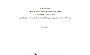 Report cover page