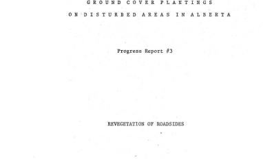 Report cover page