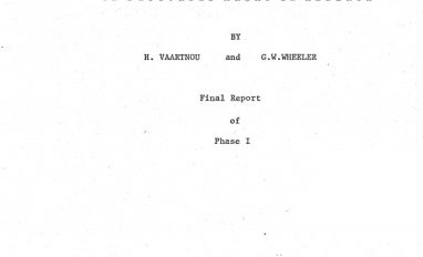 Report cover page
