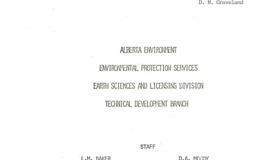 Report cover page
