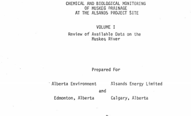 Report cover page