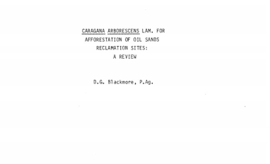 Report cover page