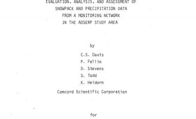Report cover page