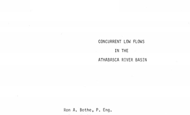 Report cover page