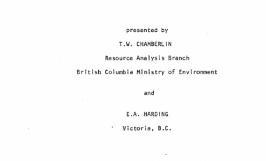 Report cover page