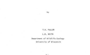 Report cover page