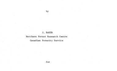 Report cover page