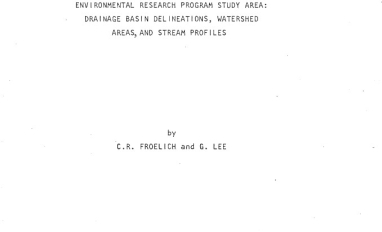 Report cover page