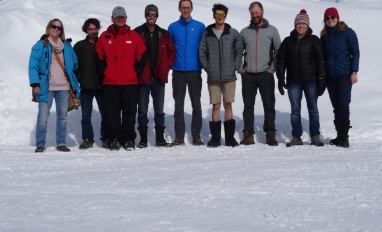 Photo of some members of the wider research team in Cambridge Bay, Nunavut