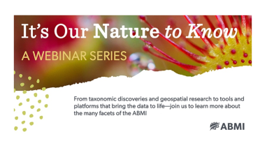 It's our nature to know: a webinar series. From taxonomic discoveries and geospatial research to tools and platforms that bring the data to life - join us to learn more about the many facets of the ABMI. 