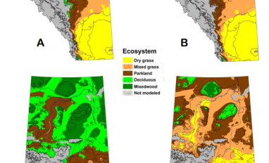 Change in ecoregions over time