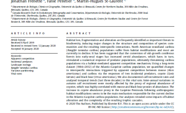 Front page of journal article