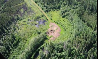 Wellsite in NE British Columbia