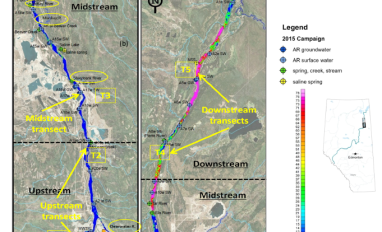 Map of sampling area