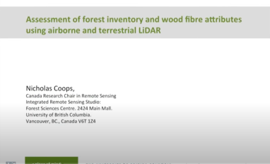 Coops Forest Inventory LiDAR