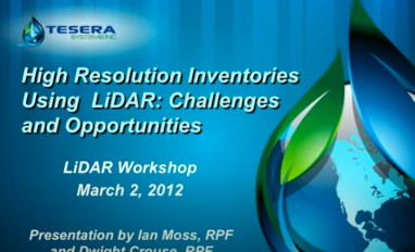 Moss Crouse Inventories LiDAR